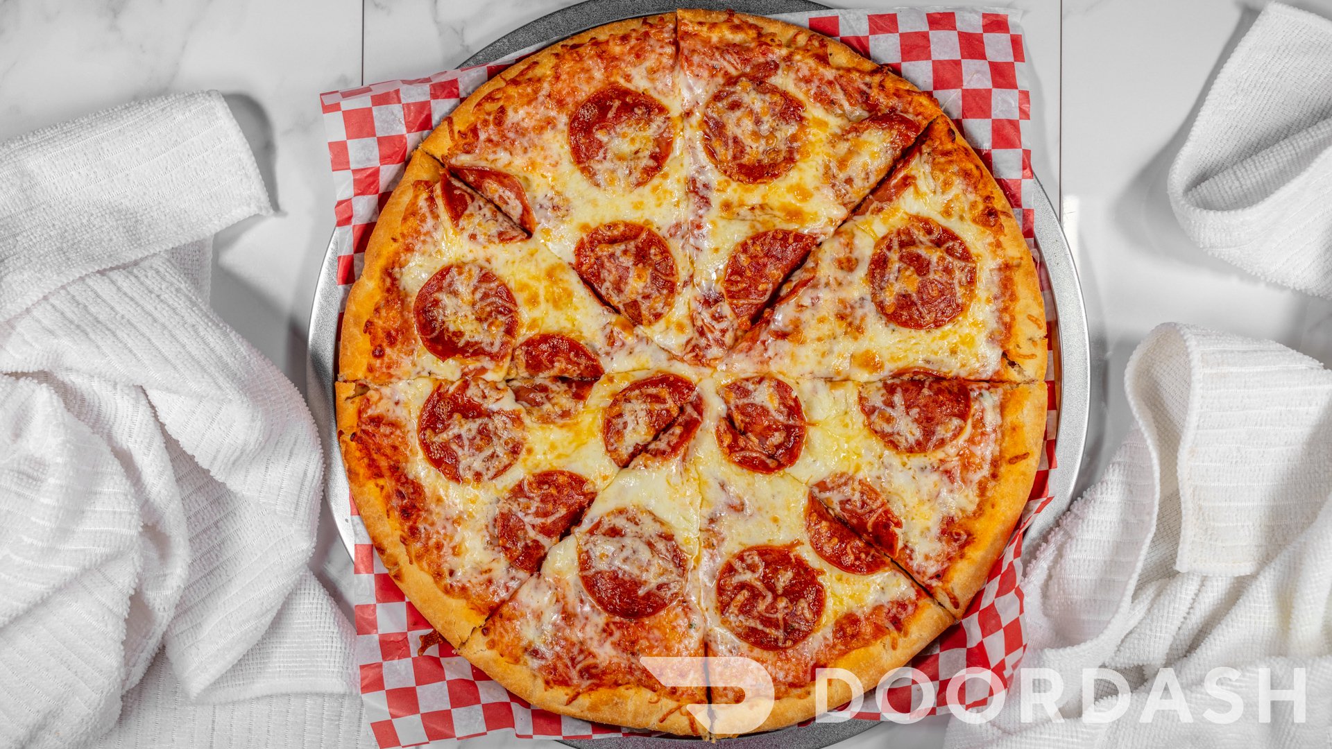12 inch medium pepperoni pizza